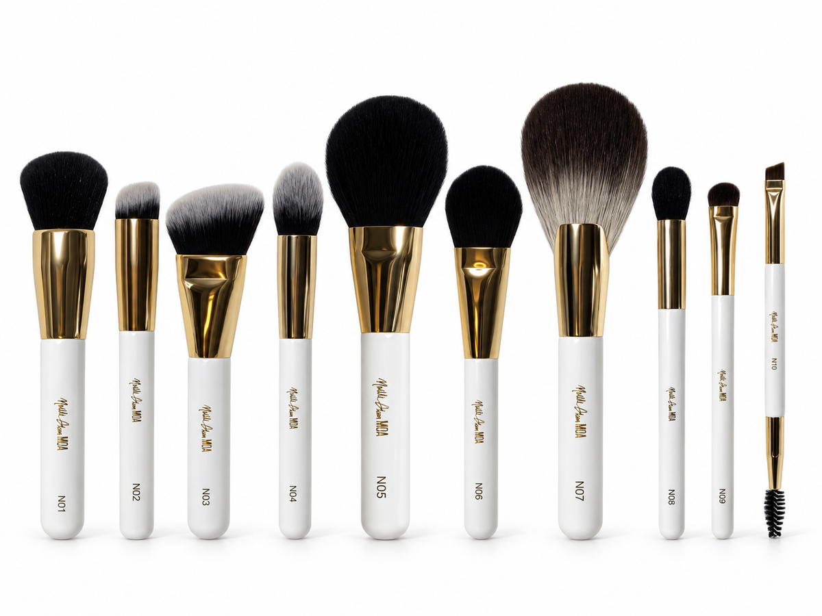 The Everyday Edit Brush Set with Brush Bag